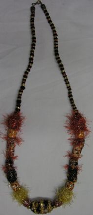 African Knitted Necklace